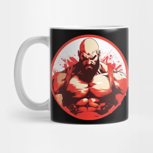 Zangief from Street Fighter - Circular Design Mug